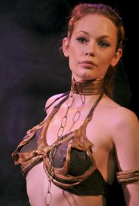 Justine Joli in a bikini