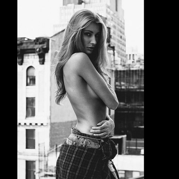 Sashalee Pallagi in lingerie