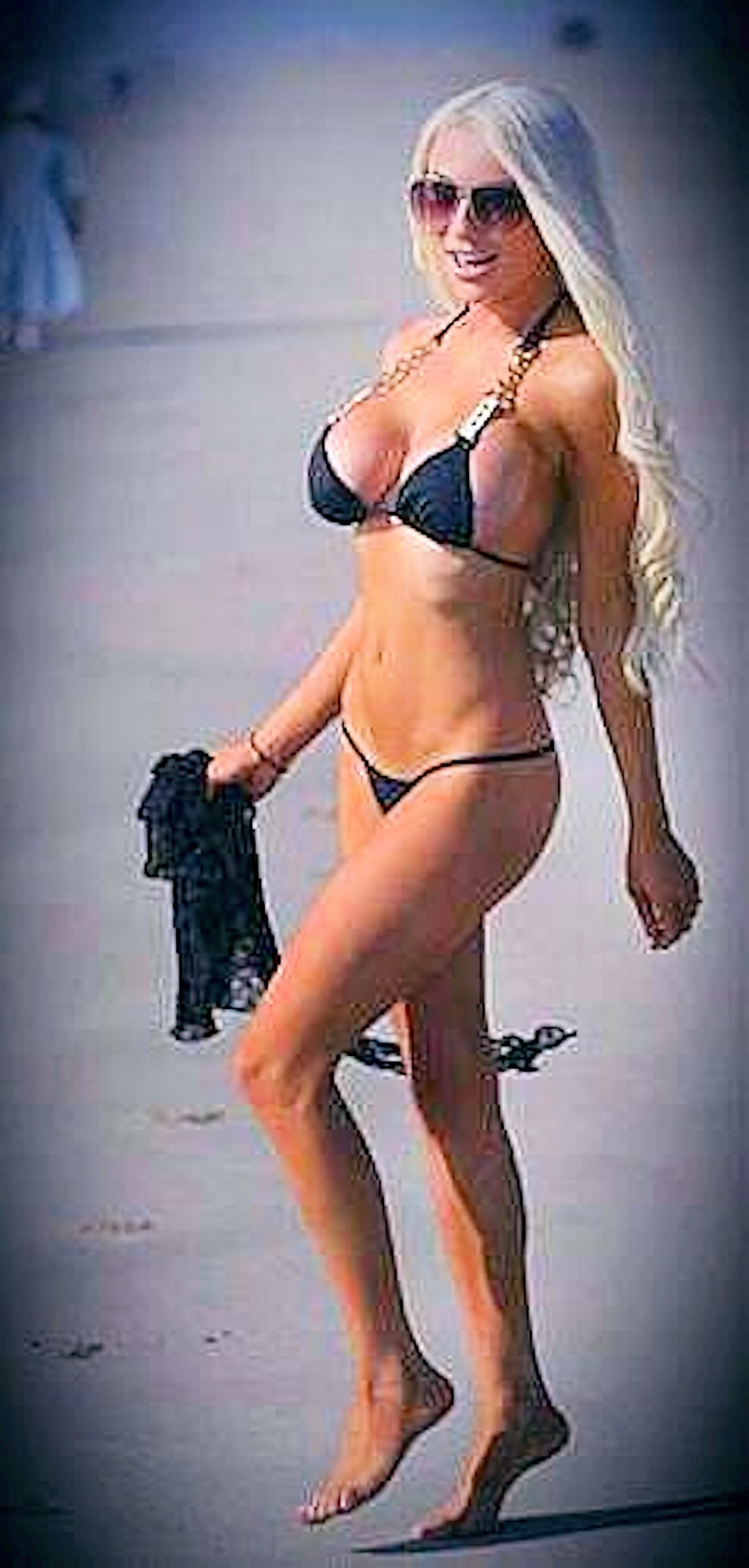 Elaine Alden in a bikini