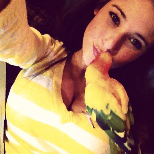 Angie Varona taking a selfie