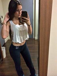 Angie Varona taking a selfie