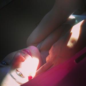 Angie Varona taking a selfie