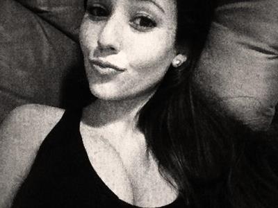 Angie Varona taking a selfie