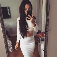 Angie Varona taking a selfie