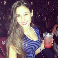 Angie Varona taking a selfie