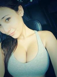 Angie Varona taking a selfie