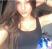 Angie Varona taking a selfie