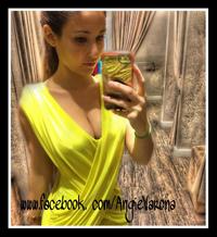 Angie Varona taking a selfie