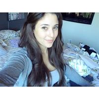 Angie Varona taking a selfie