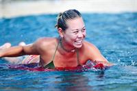 Sanoe Lake in a bikini