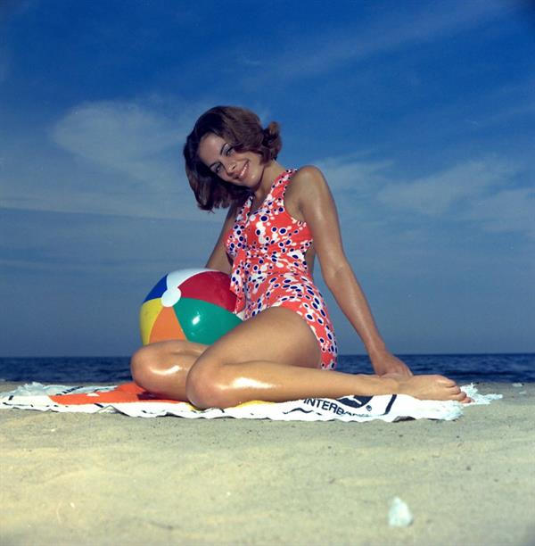 Barbara Parkins in a bikini
