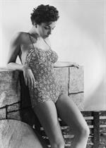 Joan Collins in a bikini