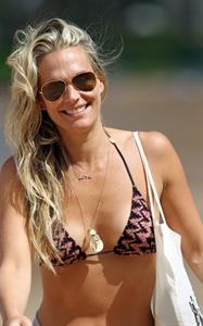 Molly Sims in a bikini
