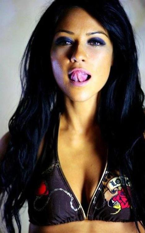 Veronika London in a bikini