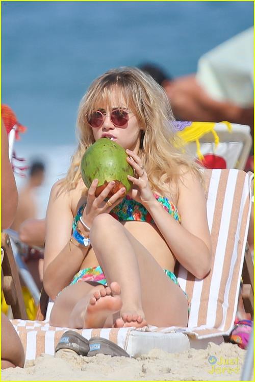Suki Waterhouse in a bikini