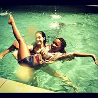 Shanola Hampton in a bikini