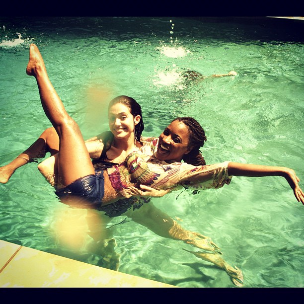 Shanola Hampton in a bikini