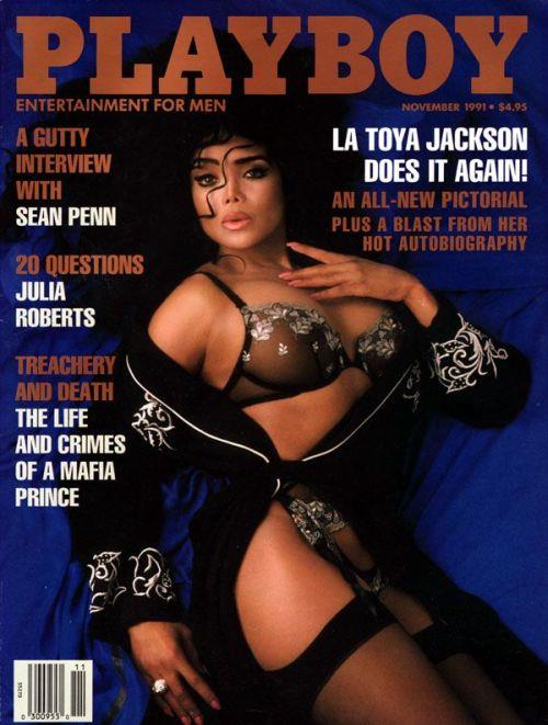 La Toya Jackson in lingerie
