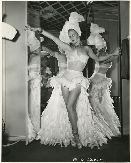 Joan Caulfield in lingerie