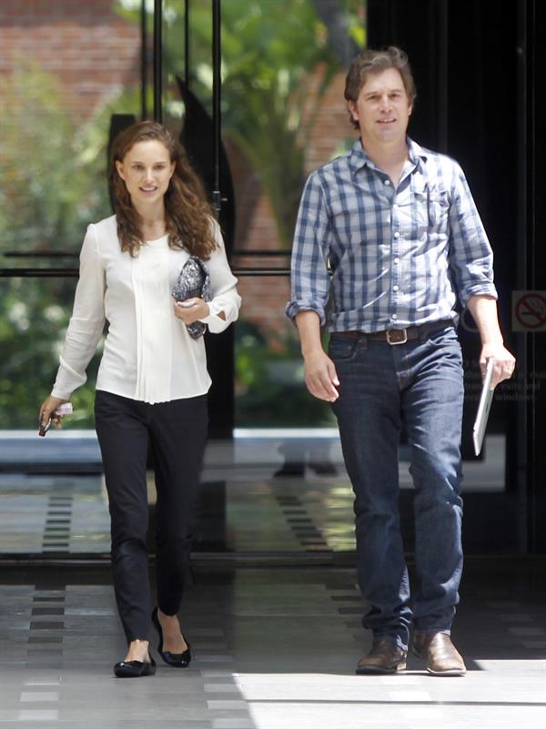 Natalie Portman - Exits an office building in Beverly Hills - August 10, 2012