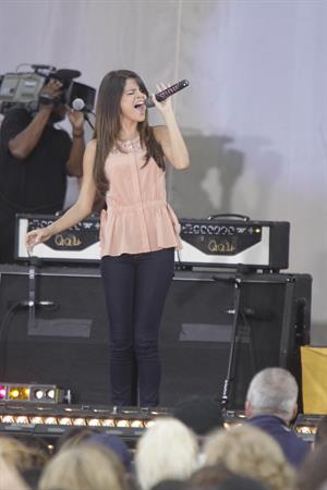 Selena Gomez performs at the Good Morning America GMA Summer Concert Series in New York City on June 17, 2011