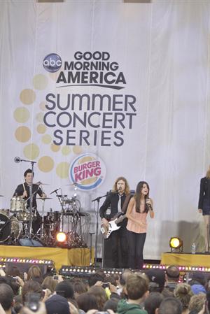 Selena Gomez performs at the Good Morning America GMA Summer Concert Series in New York City on June 17, 2011