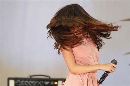 Selena Gomez performs at the Good Morning America GMA Summer Concert Series in New York City on June 17, 2011