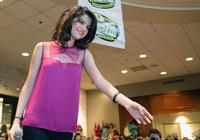 Selena Gomez at the Emerald Square Mall in North Attleborough MA on February 13, 2010
