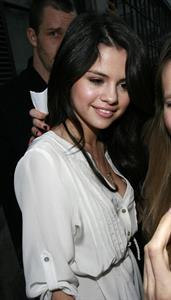 Selena Gomez arrives at BBC radio 1 in London on April 11, 2010