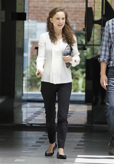 Natalie Portman - Exits an office building in Beverly Hills - August 10, 2012