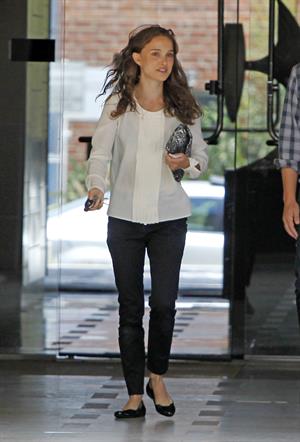 Natalie Portman - Exits an office building in Beverly Hills - August 10, 2012