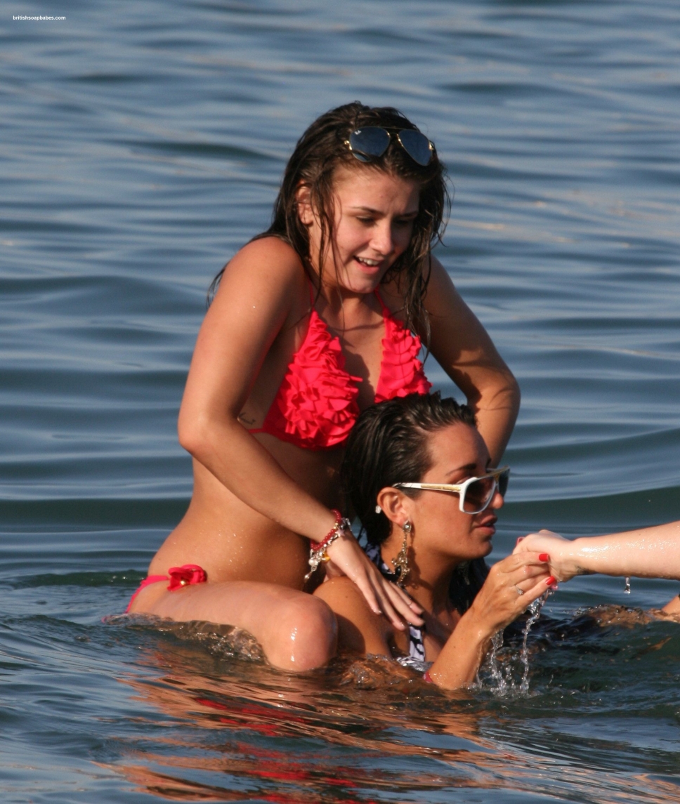 Brooke Vincent in a bikini