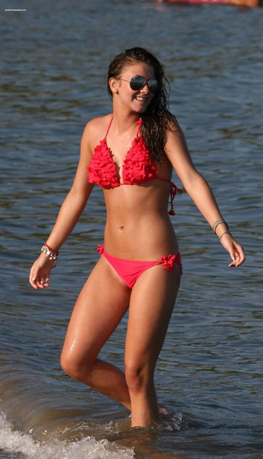 Brooke Vincent in a bikini
