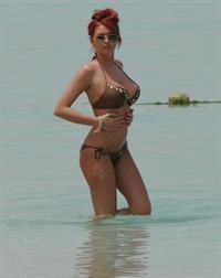 Amy Childs in a bikini