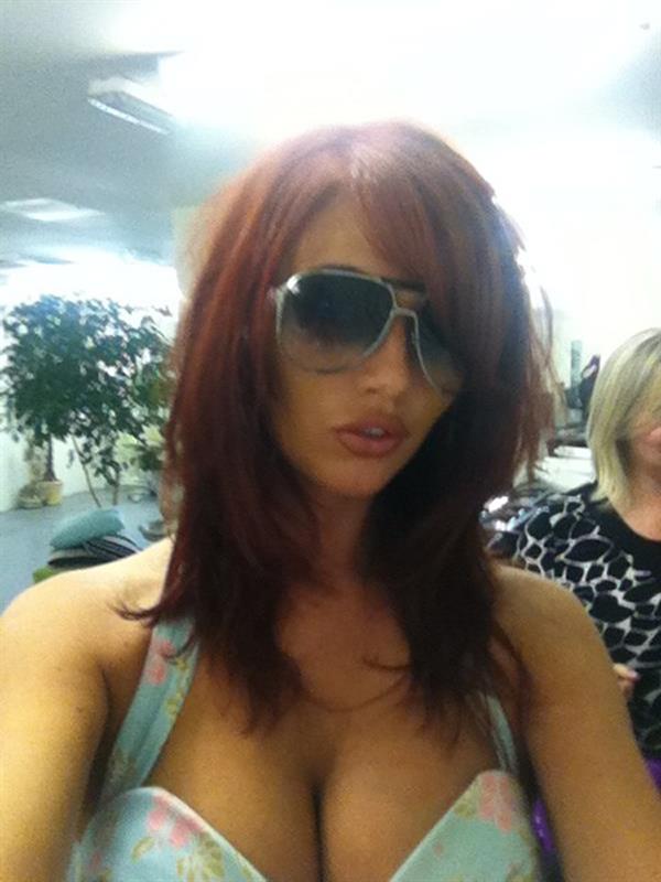 Amy Childs taking a selfie