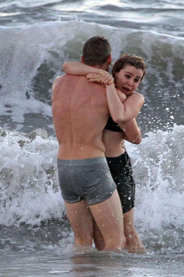 Mae Whitman in a bikini