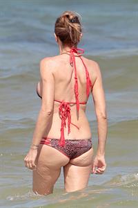Rita Rusic in a string bikini in Miami