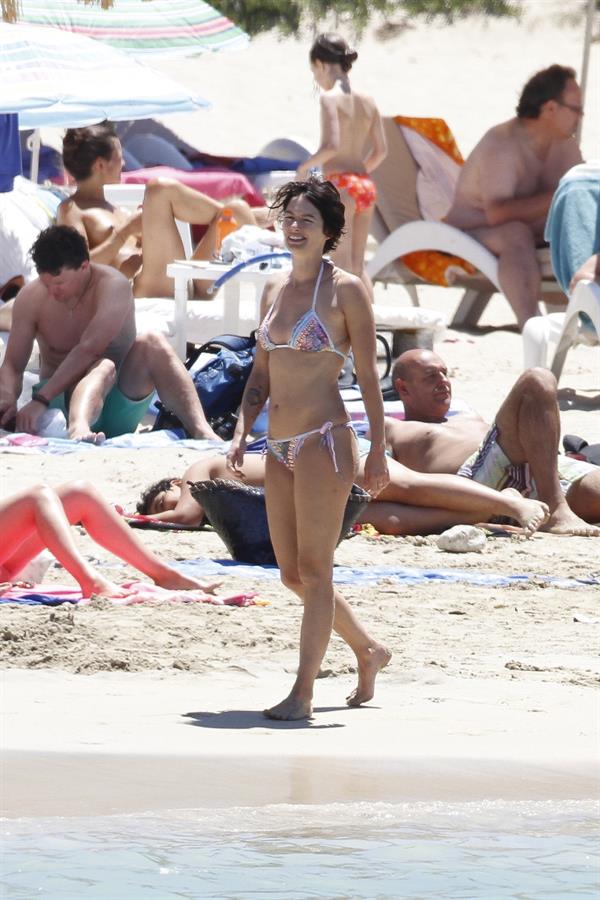 Lena Headey in a bikini