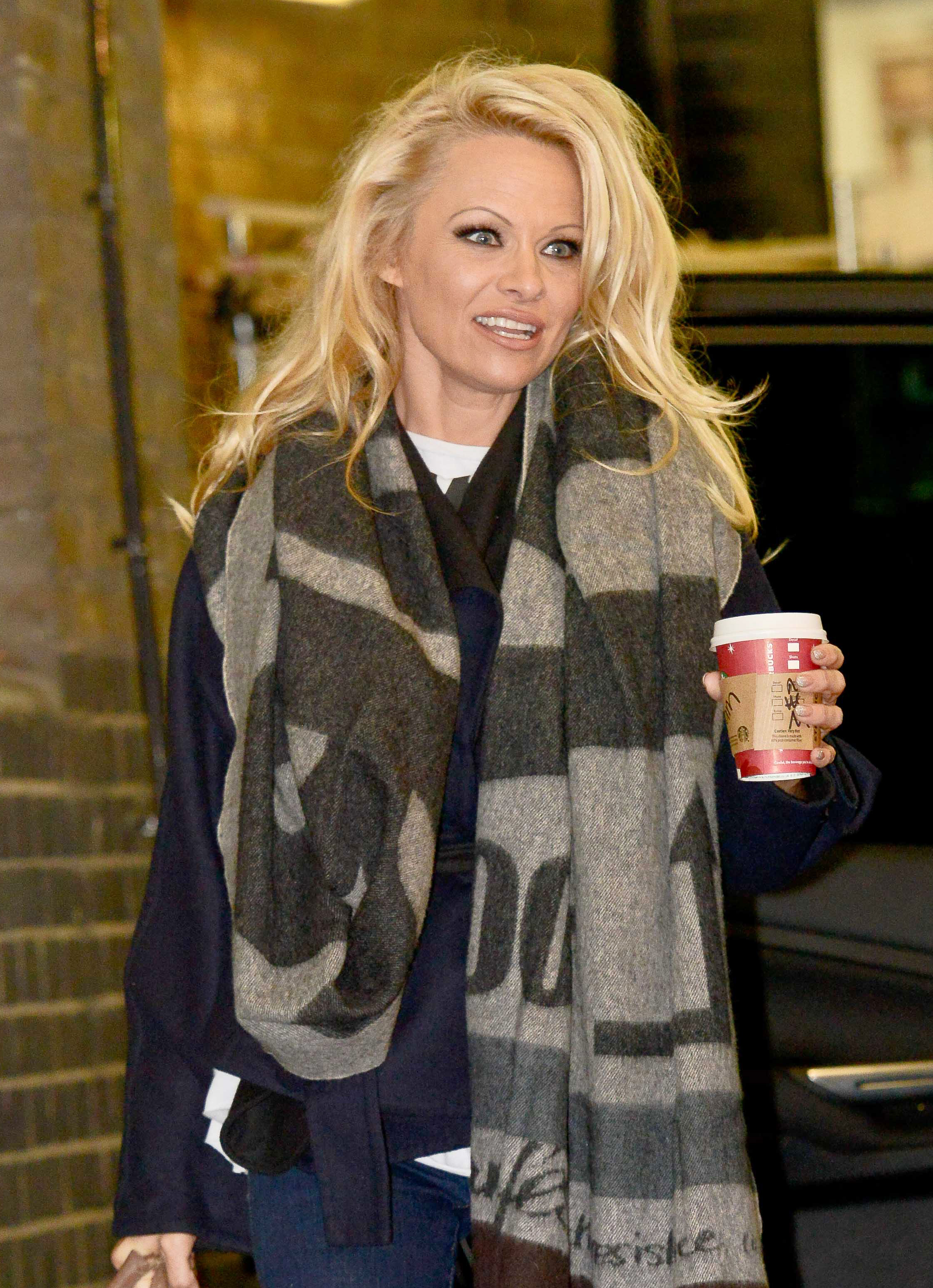 Pamela Anderson Pictures Pamela Anderson At ITV Studios in London 03.01.13
