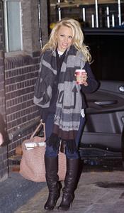 Pamela Anderson At ITV Studios in London 03.01.13 