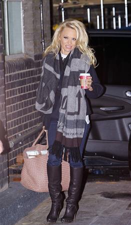Pamela Anderson At ITV Studios in London 03.01.13 