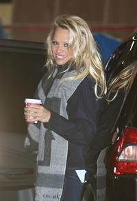 Pamela Anderson At ITV Studios in London 03.01.13 