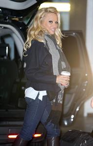 Pamela Anderson At ITV Studios in London 03.01.13 