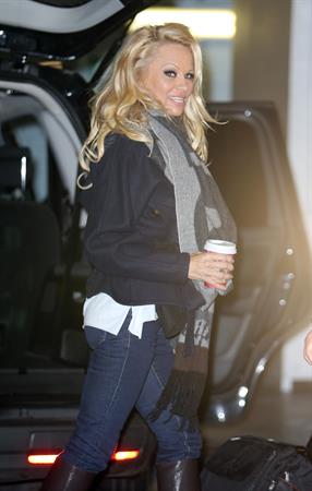 Pamela Anderson At ITV Studios in London 03.01.13 