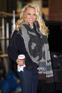 Pamela Anderson At ITV Studios in London 03.01.13 