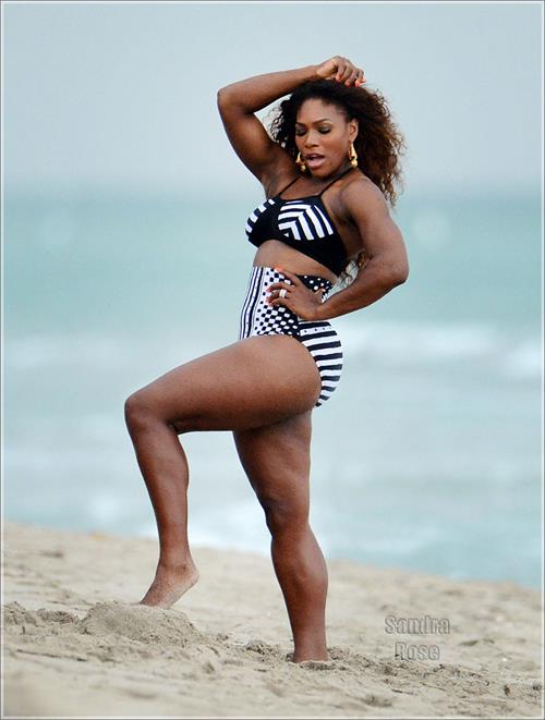 Serena Williams in a bikini