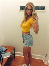 Alexandria Morgan taking a selfie