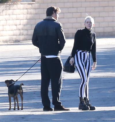 Miley Cyrus leaving a family gathering in Palm Springs 12/26/12 