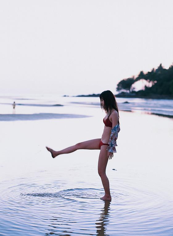 Yuko Ogura in a bikini